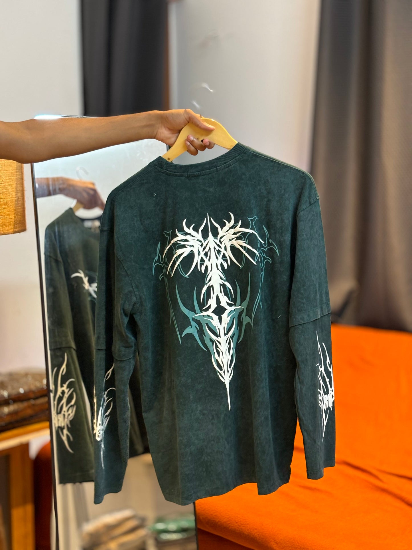 Doctor Sleeve Puffed TShirt - Forest Green